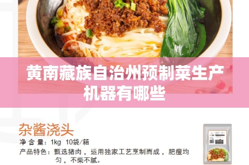 黄南藏族自治州预制菜生产机器有哪些