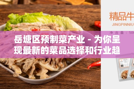 岳塘区预制菜产业 - 为你呈现最新的菜品选择和行业趋势